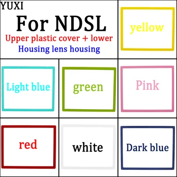 YUXI 7 Spalva Pasirinktinai Viršutinės LCD Ekranas Len Padengti Plastiko Dangtelį pakeisti DS Lite for NDSL Žaidimų Konsolės