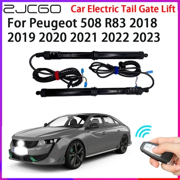 ZJCGO Automobilis Automatinė Bagažinės Apdaila Elektriniai galiniai Vartų Pakėlimo Padedant Sistema Peugeot 508 R83 2018 2019 2020 2021 2022 2023