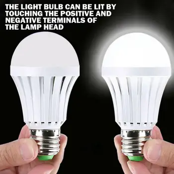 Įkrovimo Avarinė Lemputė, LED 5/7/9/12w Lemputės Nešiojami Žibintai Smart Avarinės Lemputės, Namų Apšvietimas